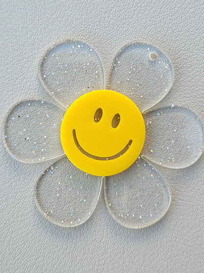 Smily flower keychain