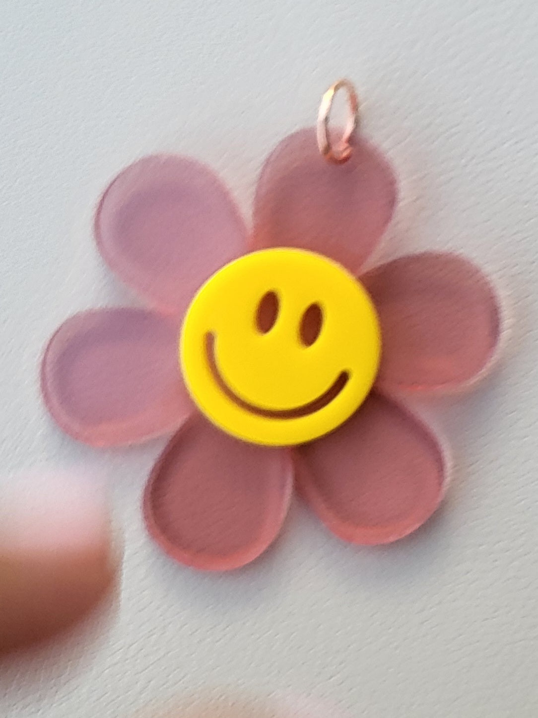 Smily flower keychain