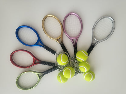 Embroidery nametag+ tennis charms