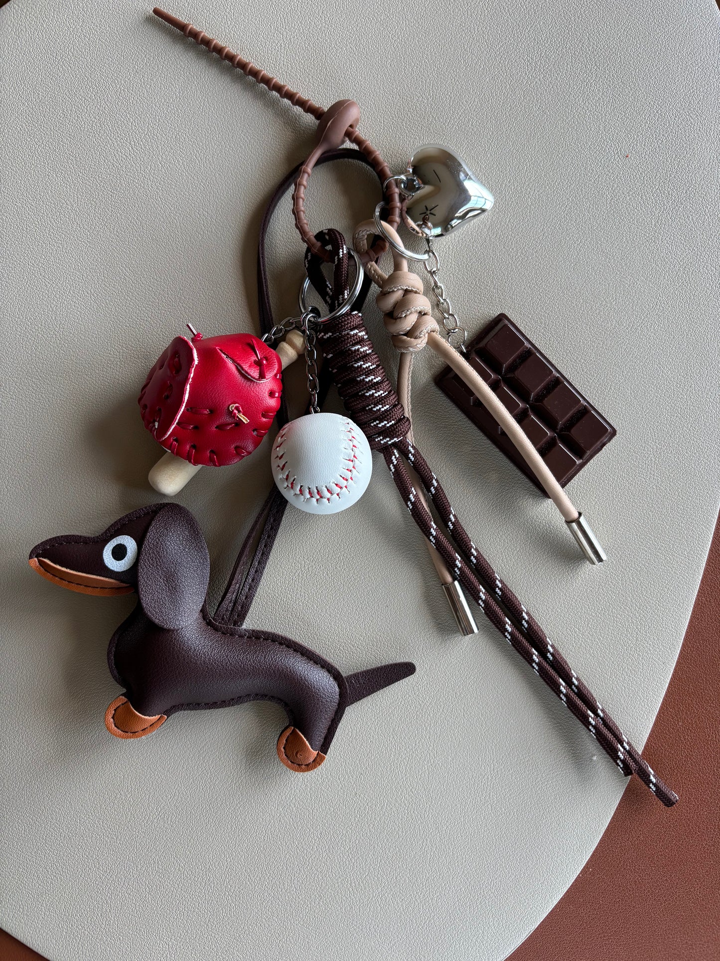 Dachshund keyring