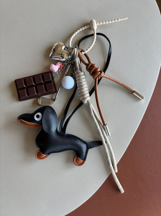 Dachshund keyring