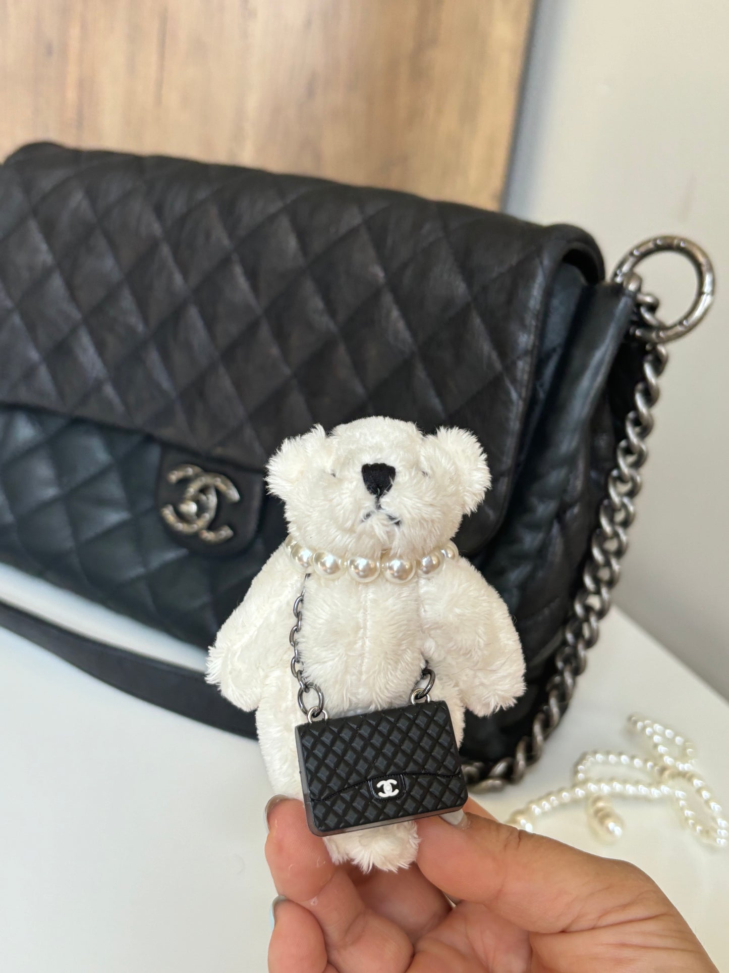 Baggu Chanel bear Tag your names