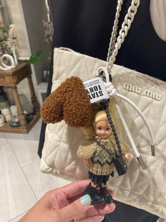 (Original) Barbie Doll Charm Keychain- Fashion icon Edition