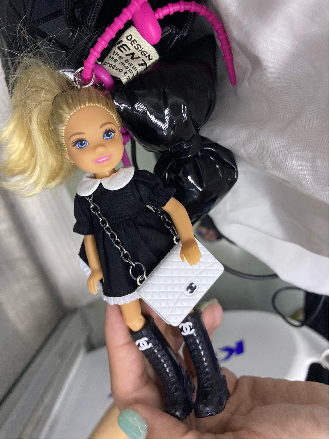 (Original) Barbie Doll Charm Keychain- Fashion icon Edition