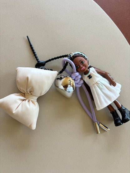 (Original) Barbie Doll Charm Keychain- Fashion icon Edition