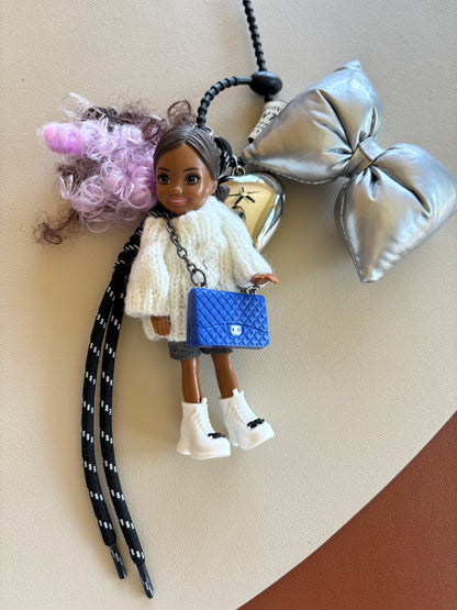 (Original) Barbie Doll Charm Keychain- Fashion icon Edition