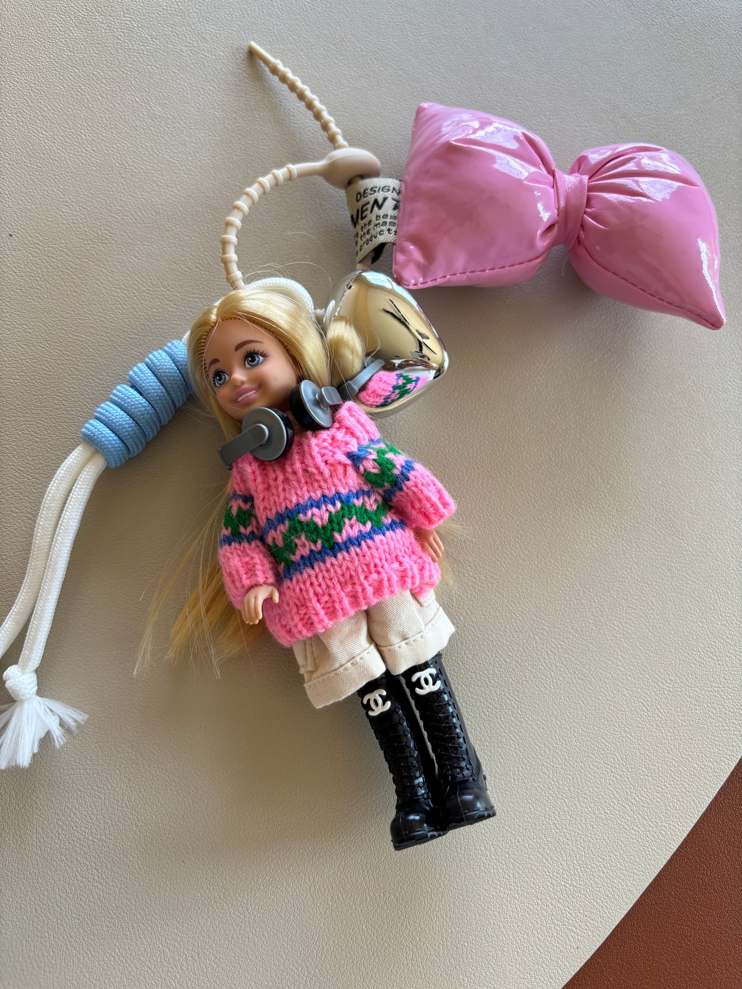 (Original) Barbie Doll Charm Keychain- Fashion icon Edition