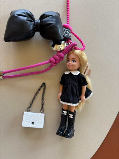 (Original) Barbie Doll Charm Keychain- Fashion icon Edition