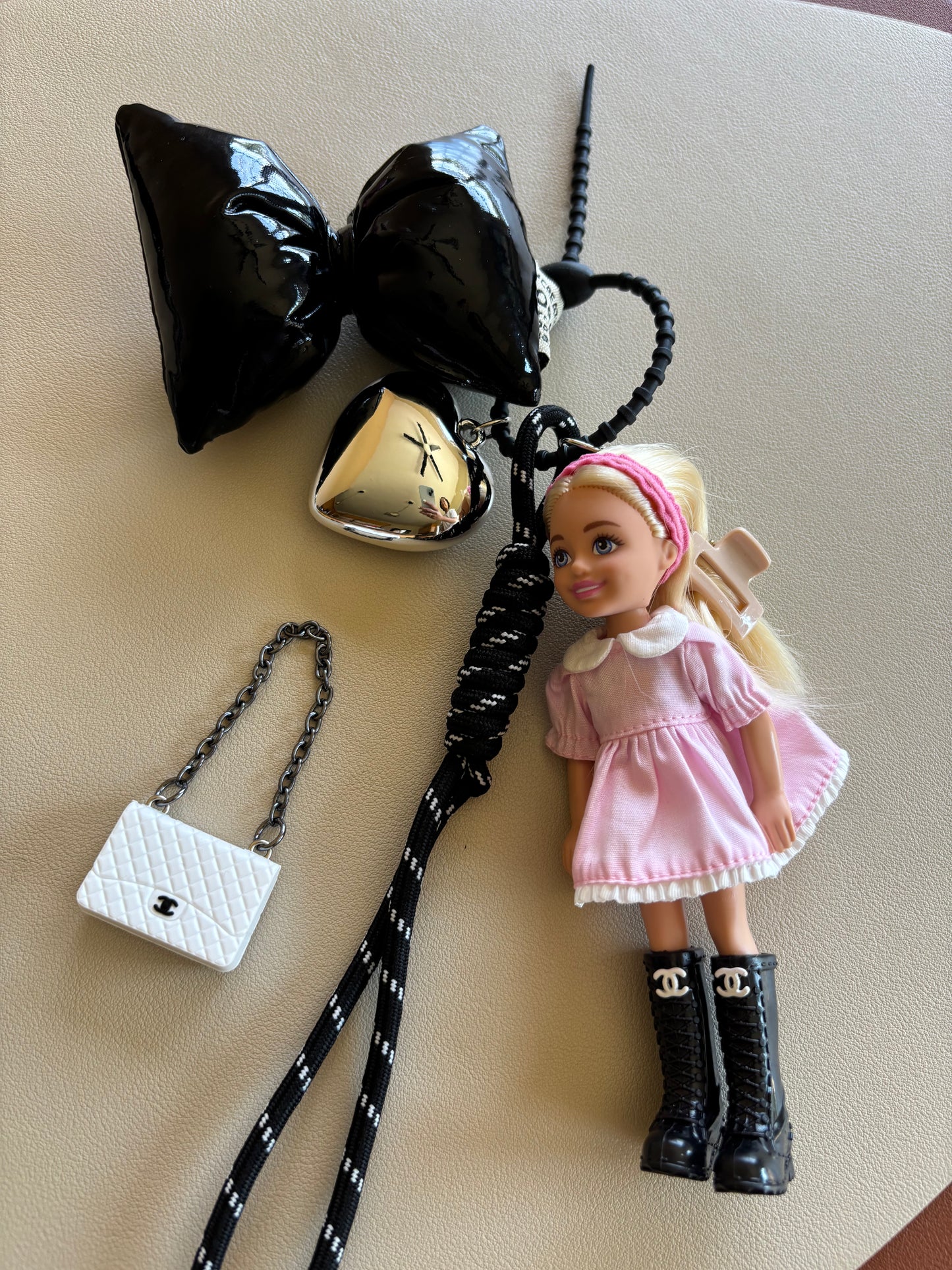 (Original) Barbie Doll Charm Keychain- Fashion icon Edition