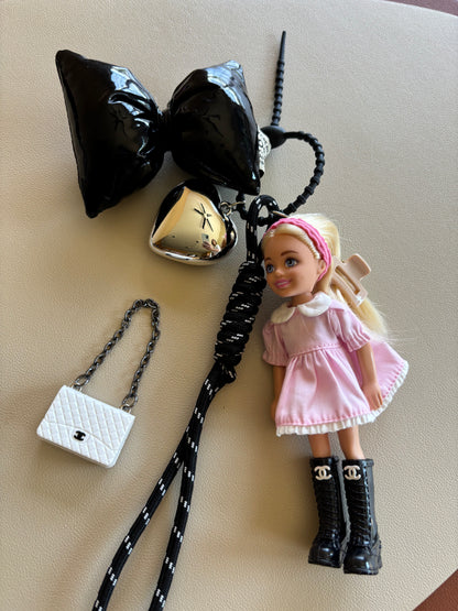 (Original) Barbie Doll Charm Keychain- Fashion icon Edition