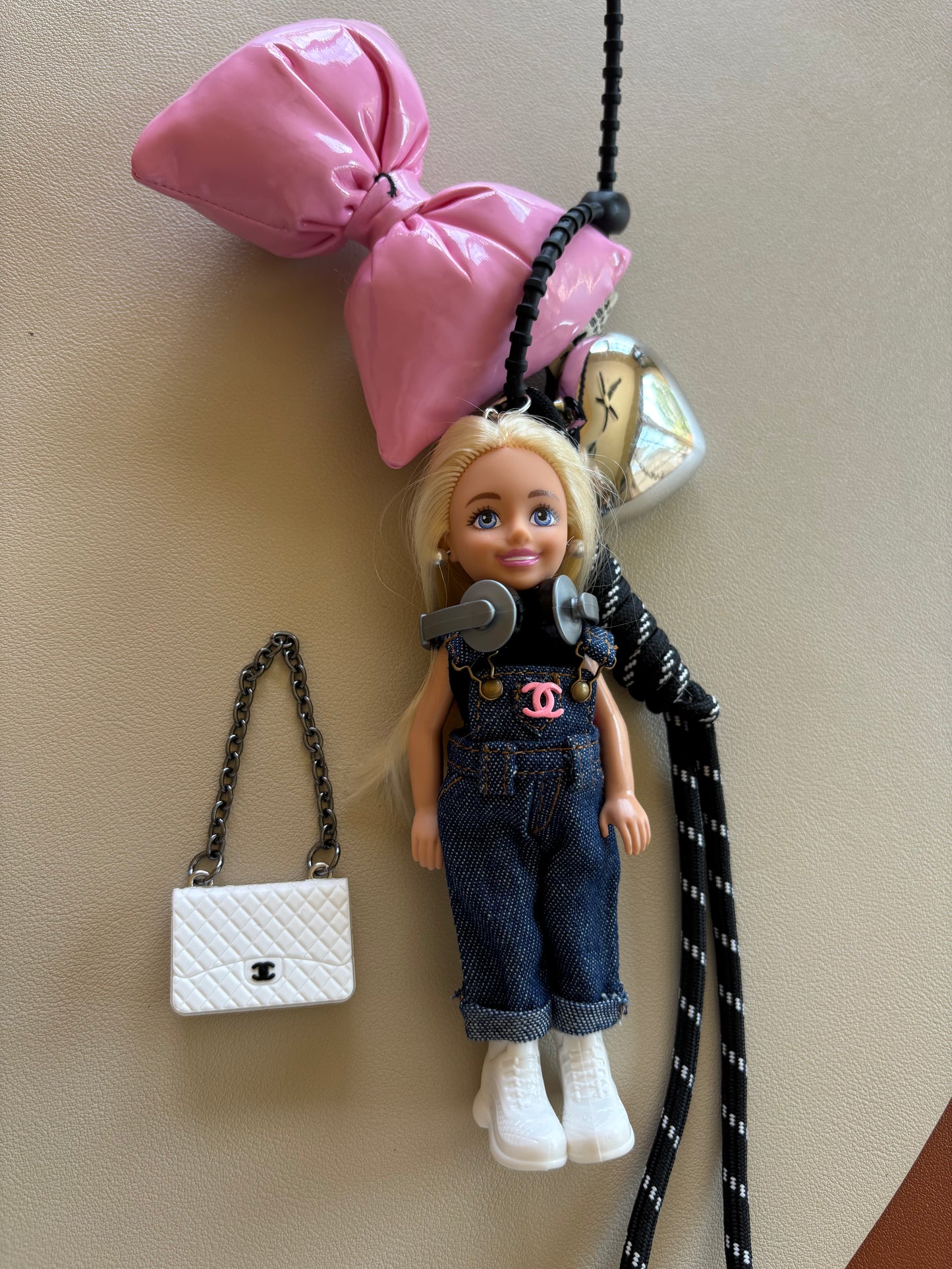 (Original) Barbie Doll Charm Keychain- Fashion icon Edition