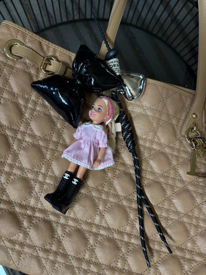 (Original) Barbie Doll Charm Keychain- Fashion icon Edition