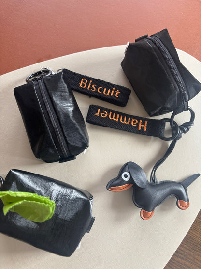 Personalized Dog Poop Bag Holder with Nametag