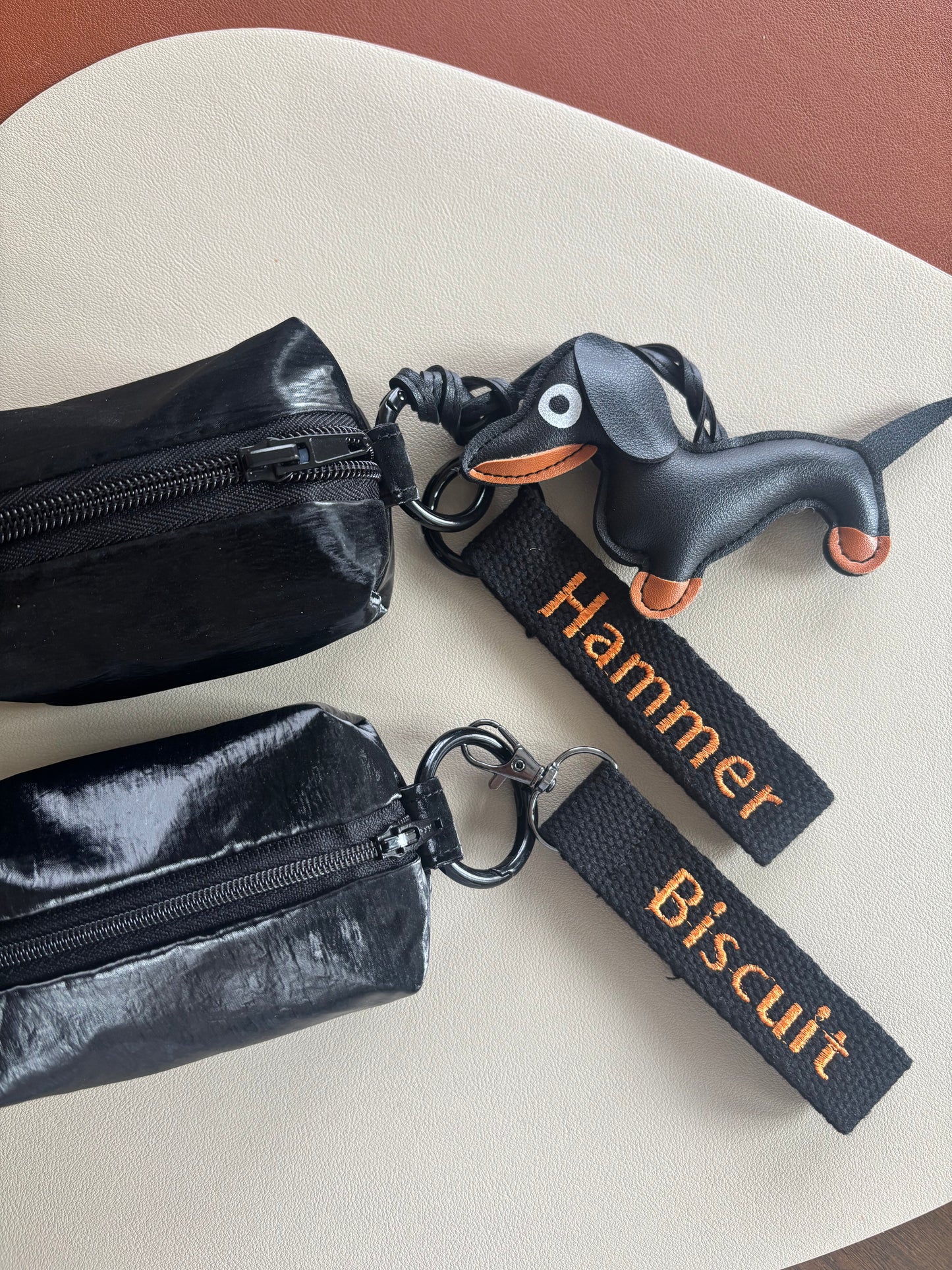 Personalized Dog Poop Bag Holder with Nametag