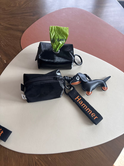 Personalized Dog Poop Bag Holder with Nametag